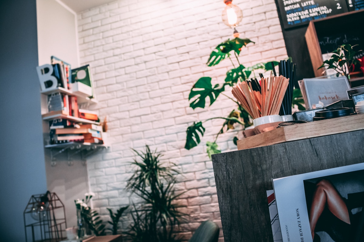 ナチュラルなサロン空間