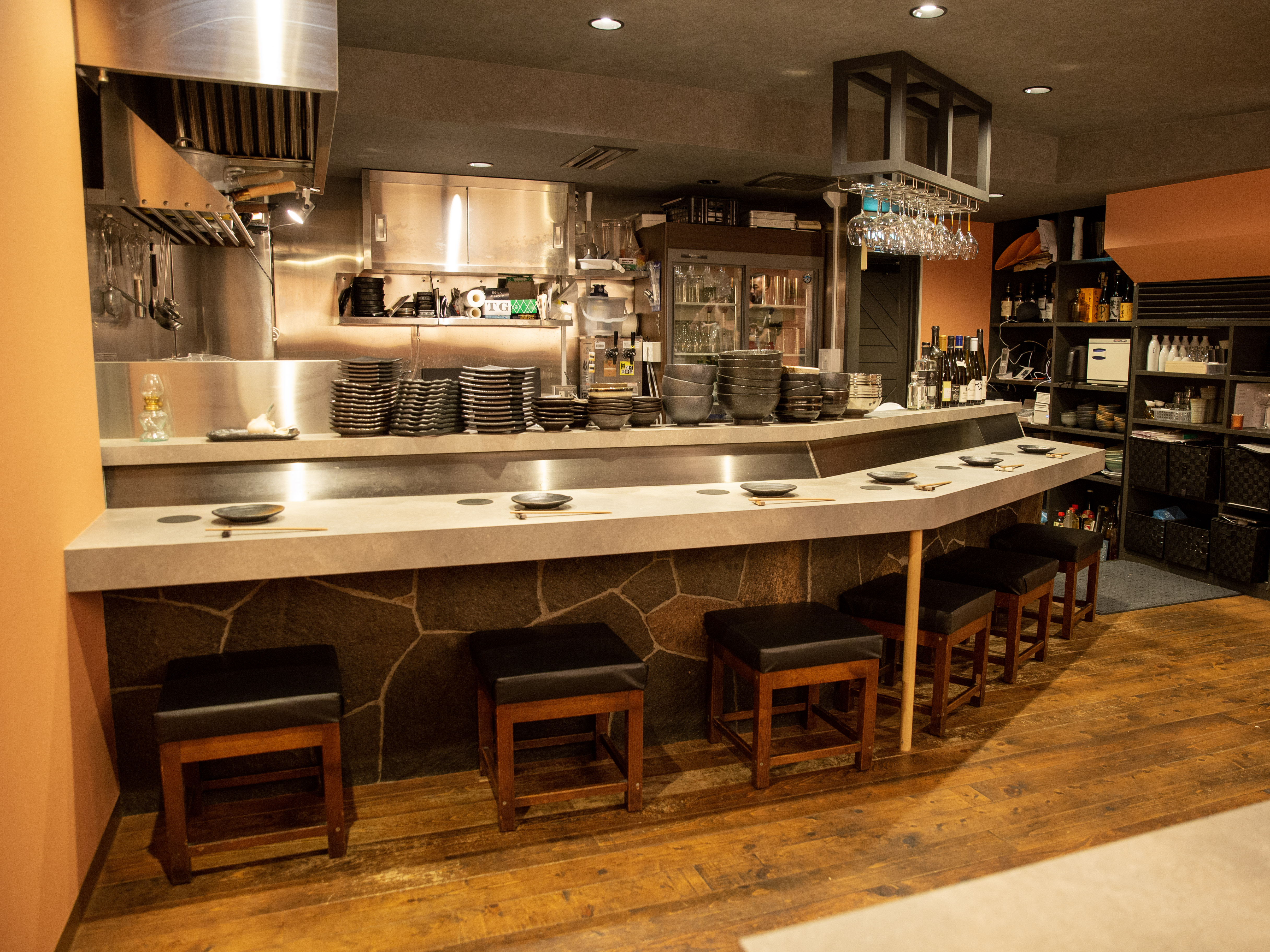 麻布十番10 カウンター席