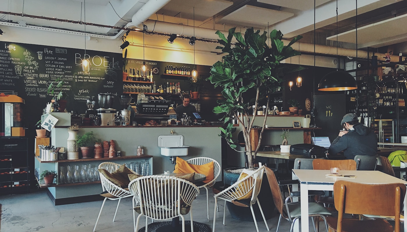 Cafe Moonの店内イメージ